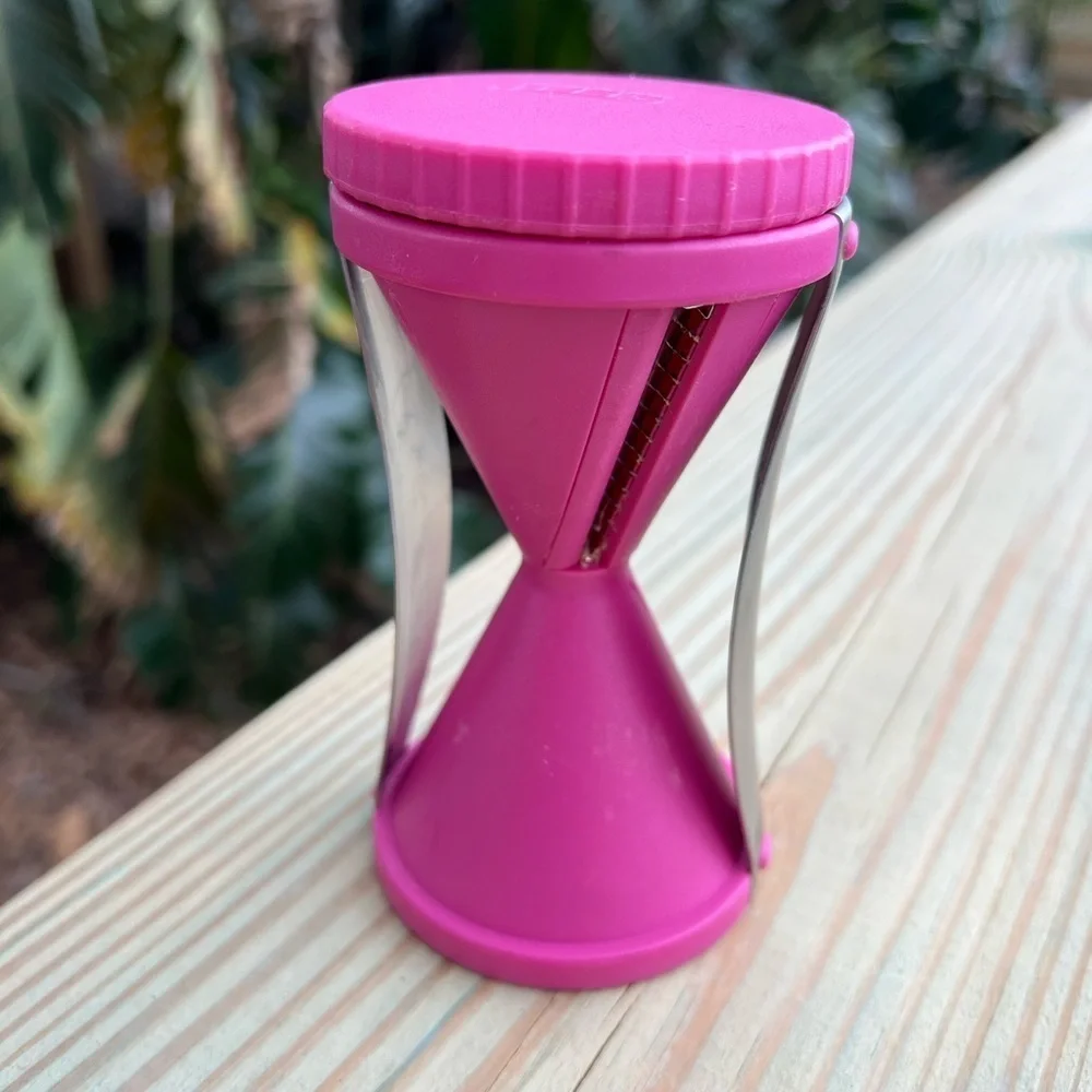 GEFU Pink Spiral Vegetable Cutter - Zoodle Maker for Healthy Meals